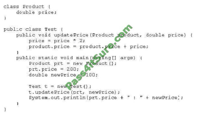 pass4itsure 1z0-808 exam question q8